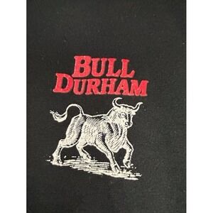 1980's Bull Durham Cigarettes Tobacco Black T-Shirt-Screen Stars USA-Men XL‎